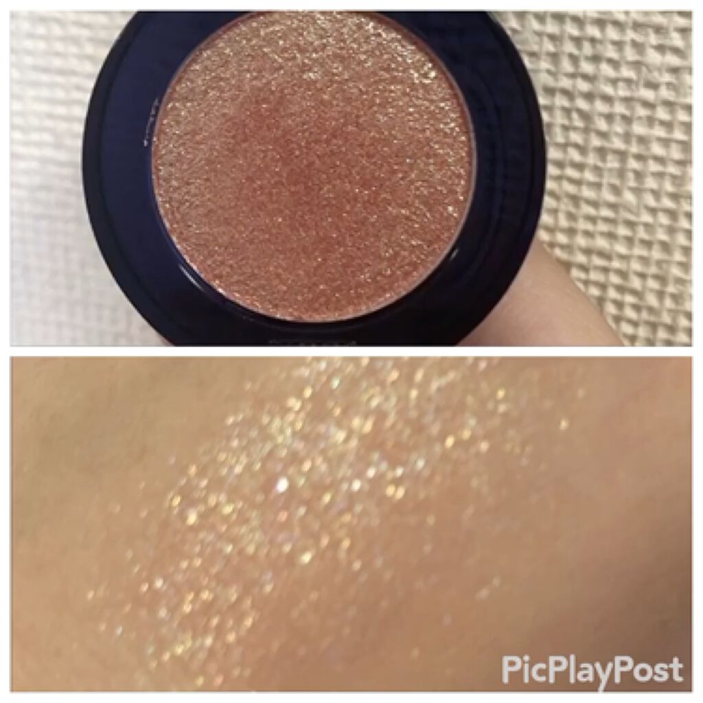 グリッター シャドウ カラー/rom&nd/グリッターを使ったクチコミ（3枚目）