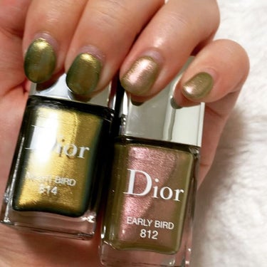 ディオール ヴェルニ＜バーズ オブ ア フェザー＞ 812 アーリー バード/Dior/マニキュアを使ったクチコミ（2枚目）