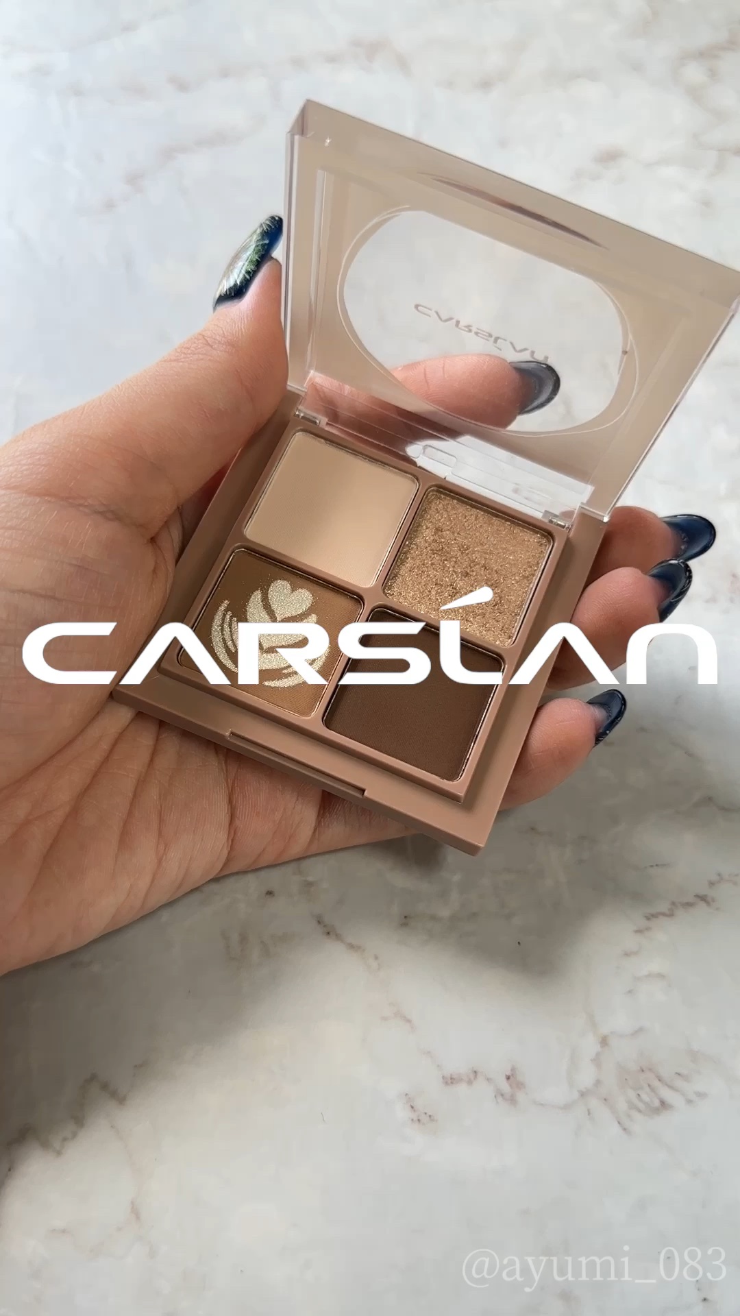 ミルクコーヒーアイシャドウパレット/CARSLAN/アイシャドウパレットを使ったクチコミ（1枚目）