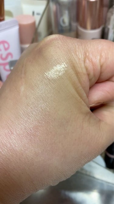 UR GLAM　LIQUID EYESHADOW シャンパンベージュ/U R GLAM/リキッドアイシャドウを使ったクチコミ（3枚目）