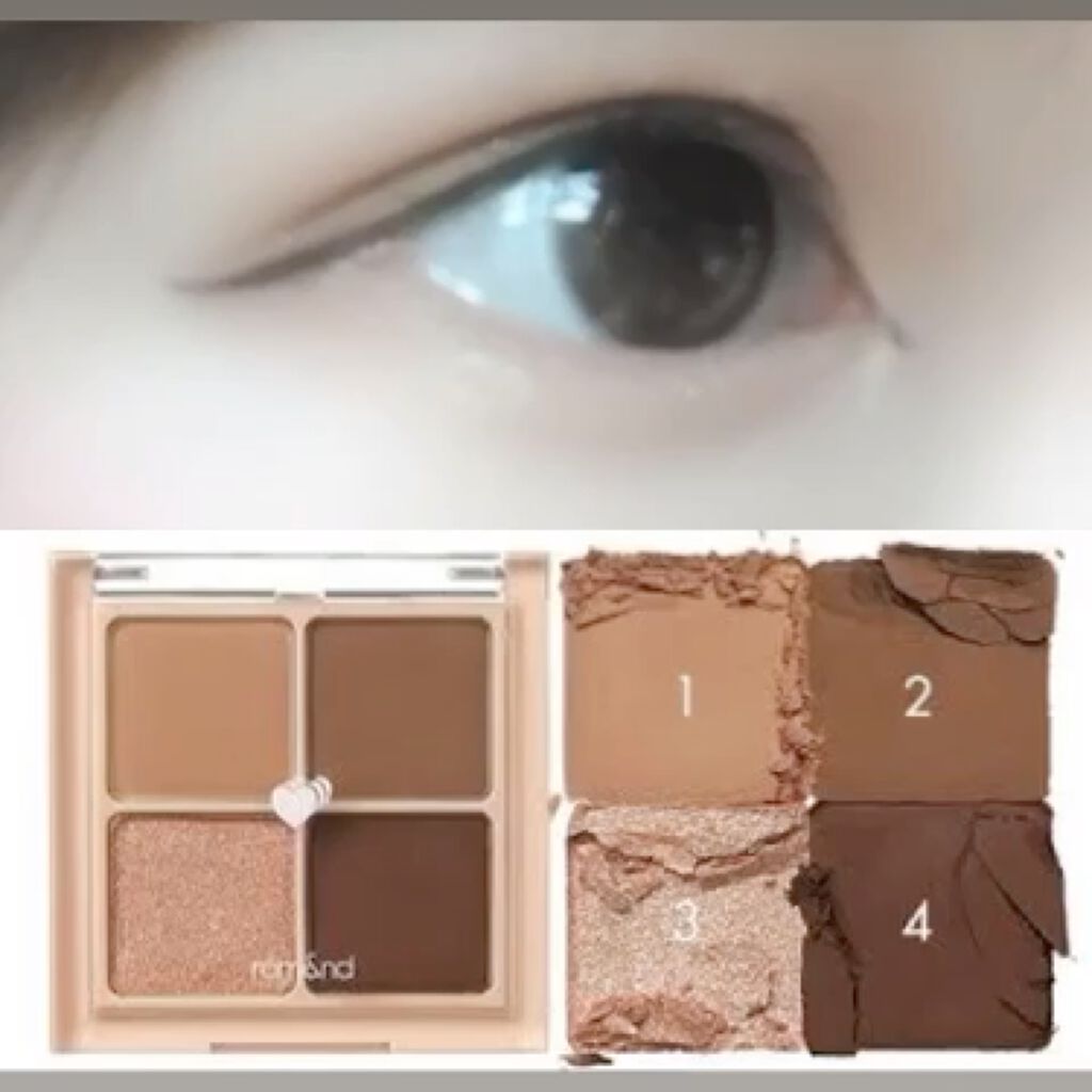 ベターザンアイズ/rom&nd/アイシャドウパレットを使ったクチコミ（1枚目）