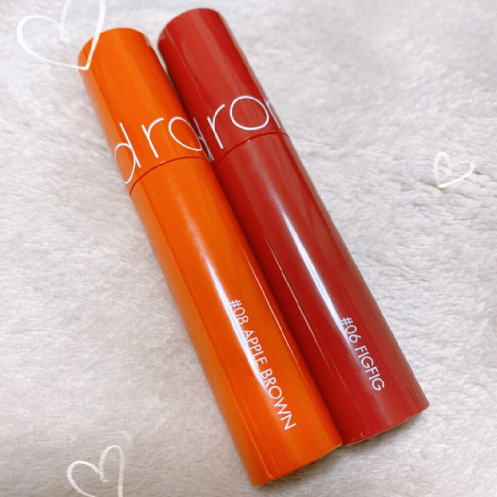 ジューシーラスティングティント/rom&nd/リップティントを使ったクチコミ（1枚目）