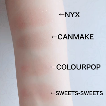 グリッター ゴールズ リキッド アイシャドウ/NYX Professional Makeup/グリッターを使ったクチコミ（3枚目）