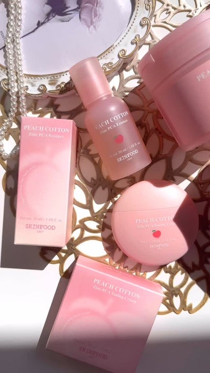 ピーチコットン ジンクPCAエッセンス/SKINFOOD/美容液の人気ショート動画