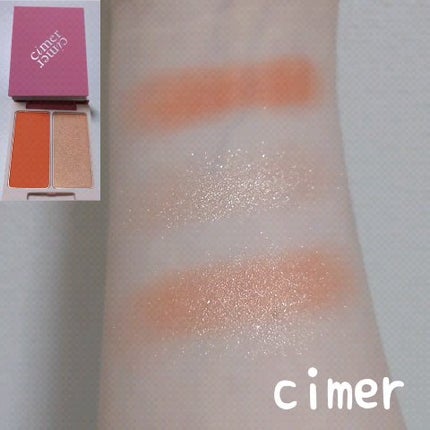 メルティグロウラメチーク/cimer/パウダーチークを使ったクチコミ(3枚目)