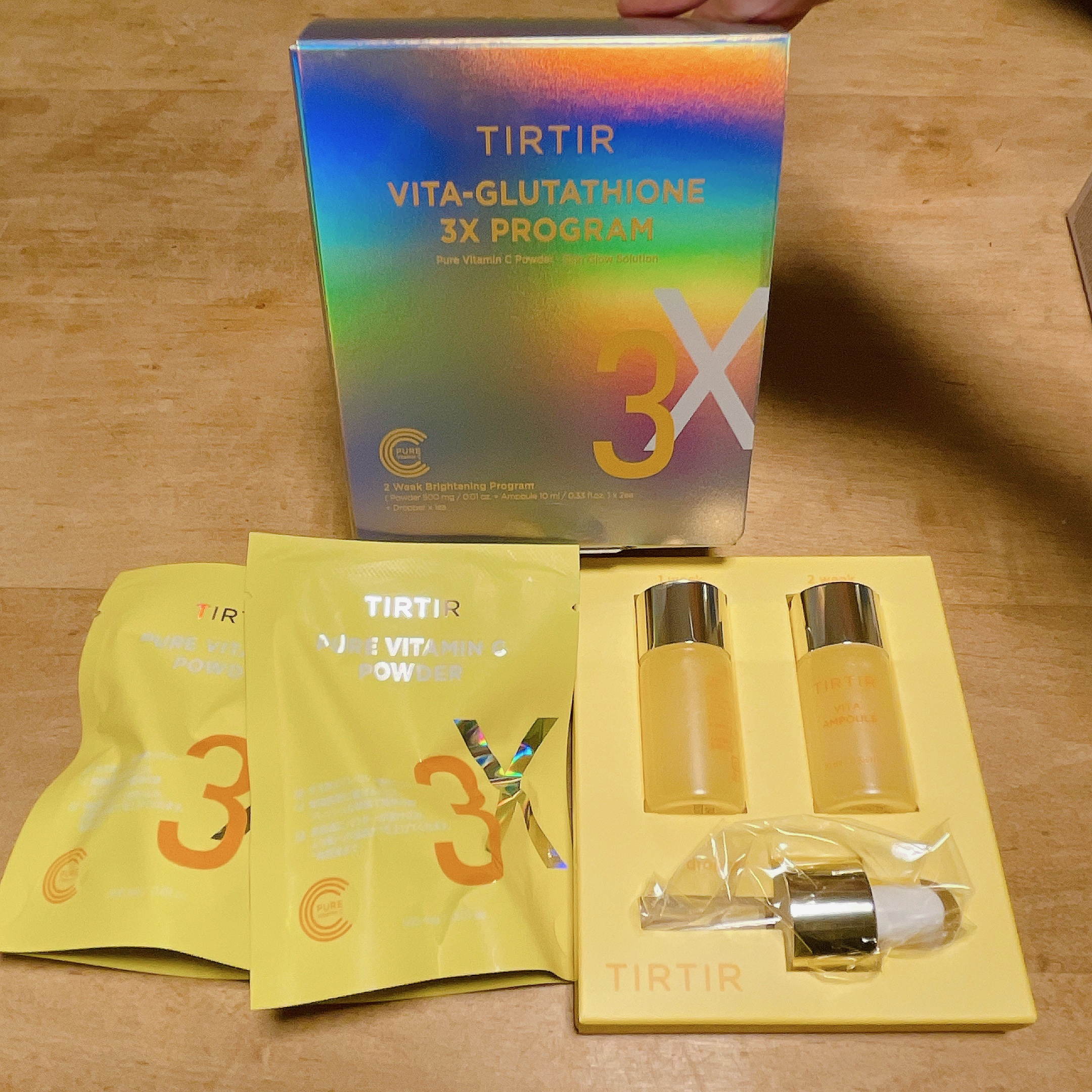 ビタ‐グルタチオン スリーエックス アンプル/TRTR/美容液を使ったクチコミ（1枚目）