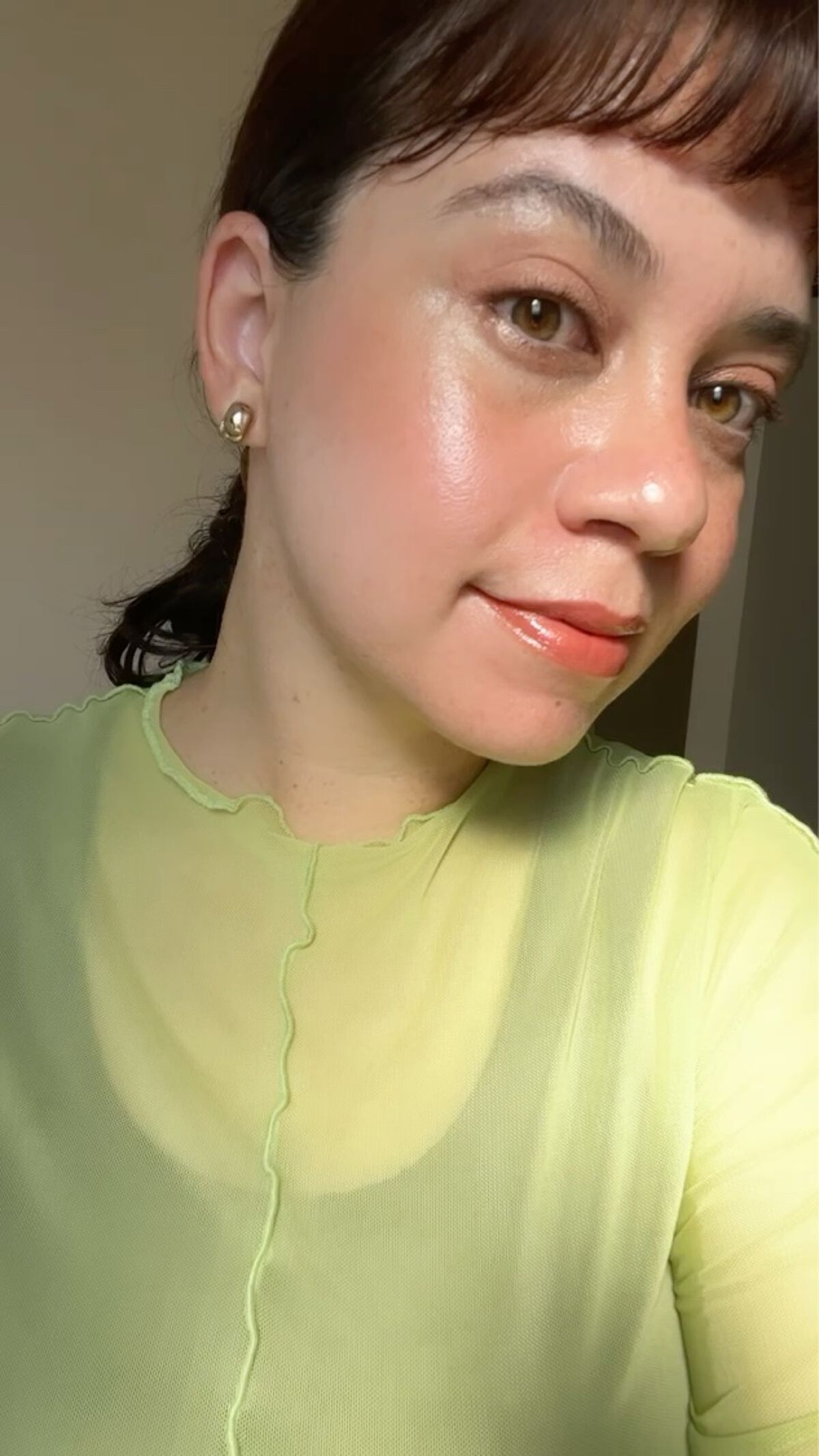 ミューティドグロー リクイドチークス/RMK/リキッドチークを使ったクチコミ（3枚目）