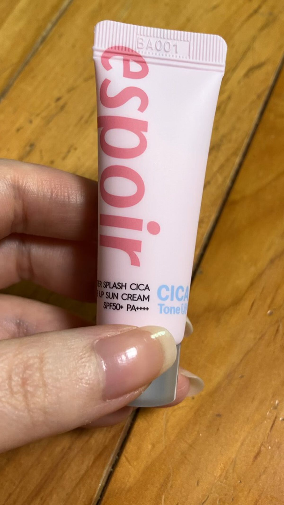 ウォータースプラッシュシカトーンアップクリーム/espoir/化粧下地を使ったクチコミ（1枚目）