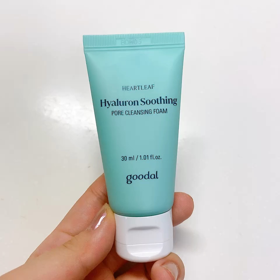  カーミングクレンジングフォーム/goodal/洗顔フォームの動画クチコミ1つ目