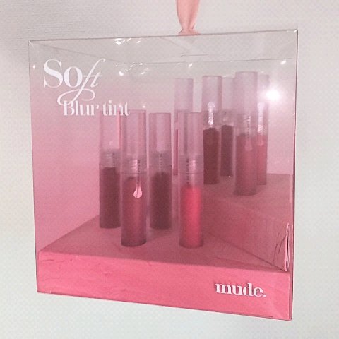 ソフトブラーティント/mude./リップティントを使ったクチコミ（2枚目）