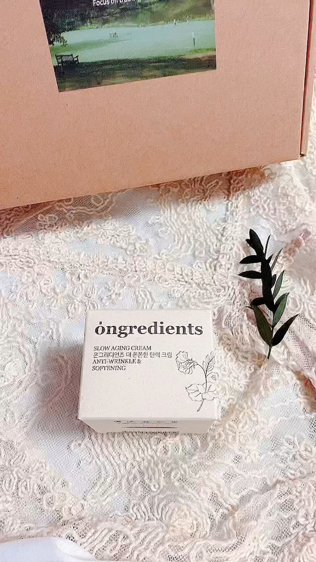 Slow Aging Cream /Ongredients/フェイスクリームを使ったクチコミ（1枚目）