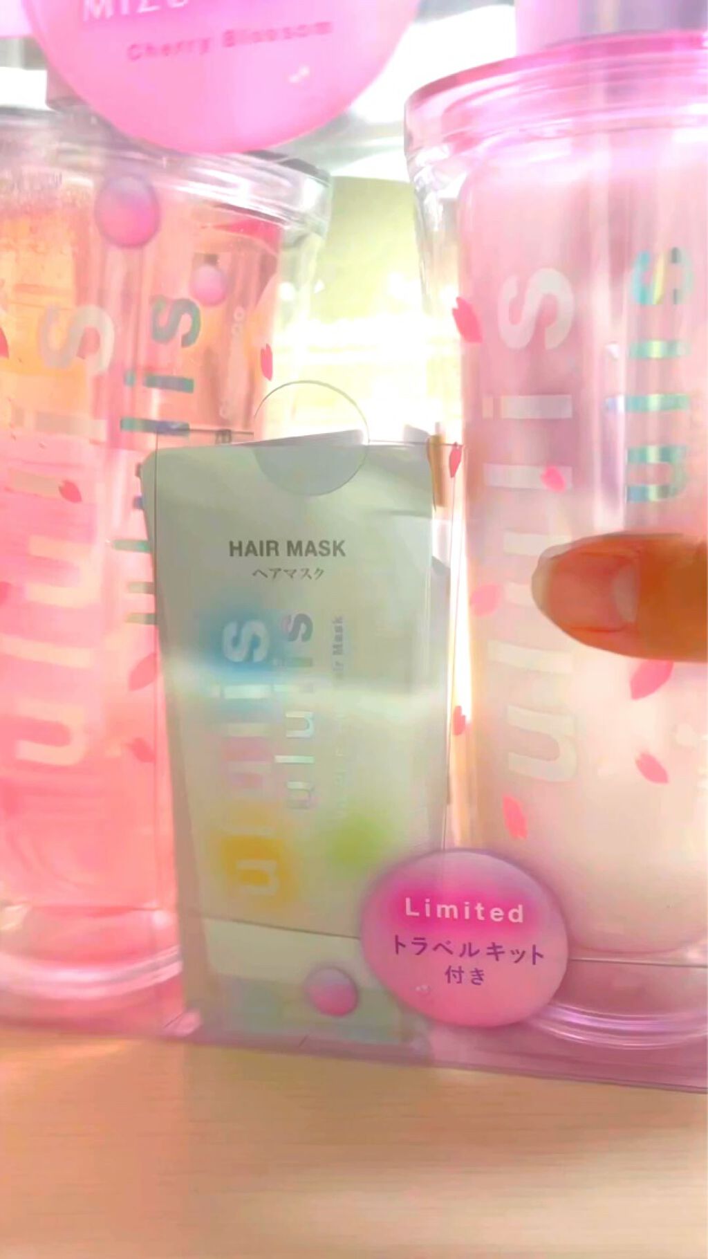 ウォーターコンク モイスト シャンプー（桜ver.)/ヘアトリートメント(桜ver.)/ululis/市販シャンプーを使ったクチコミ（2枚目）