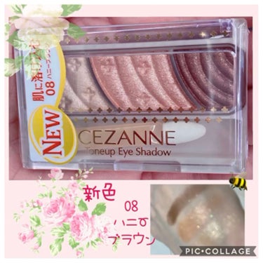 トーンアップアイシャドウ/CEZANNE/アイシャドウパレットを使ったクチコミ（1枚目）