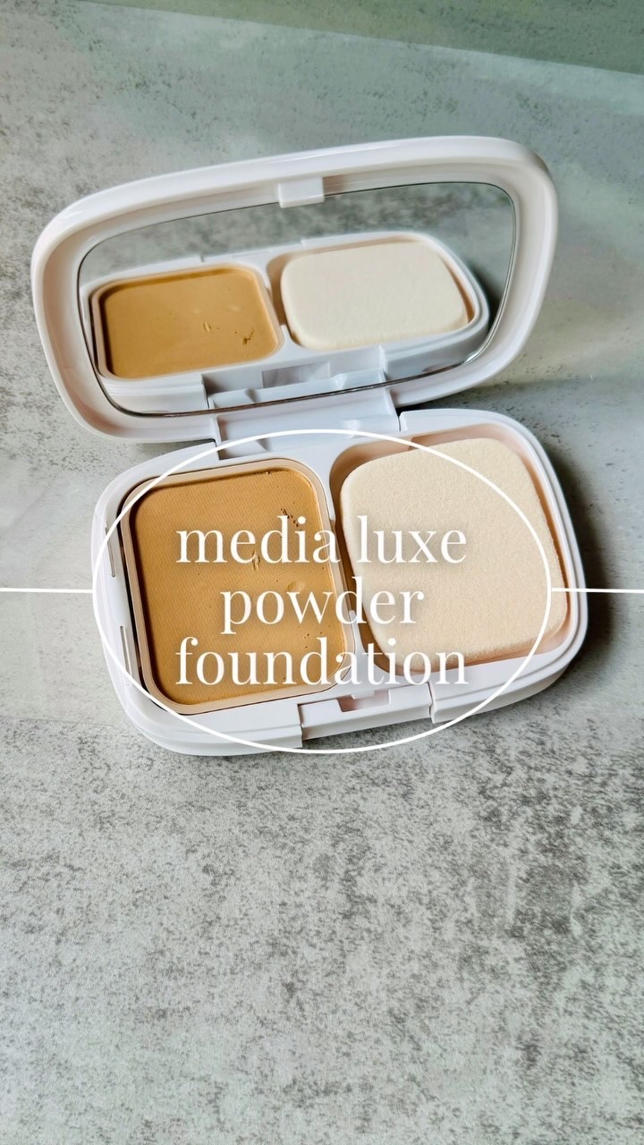 パウダーファンデーション/media luxe/パウダーファンデーションの動画クチコミ4つ目