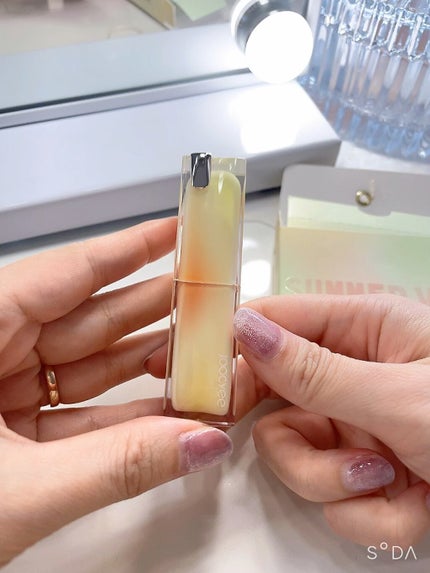 夏禅シリーズ 水光シアーリップスティック/Joocyee/口紅を使ったクチコミ(1枚目)