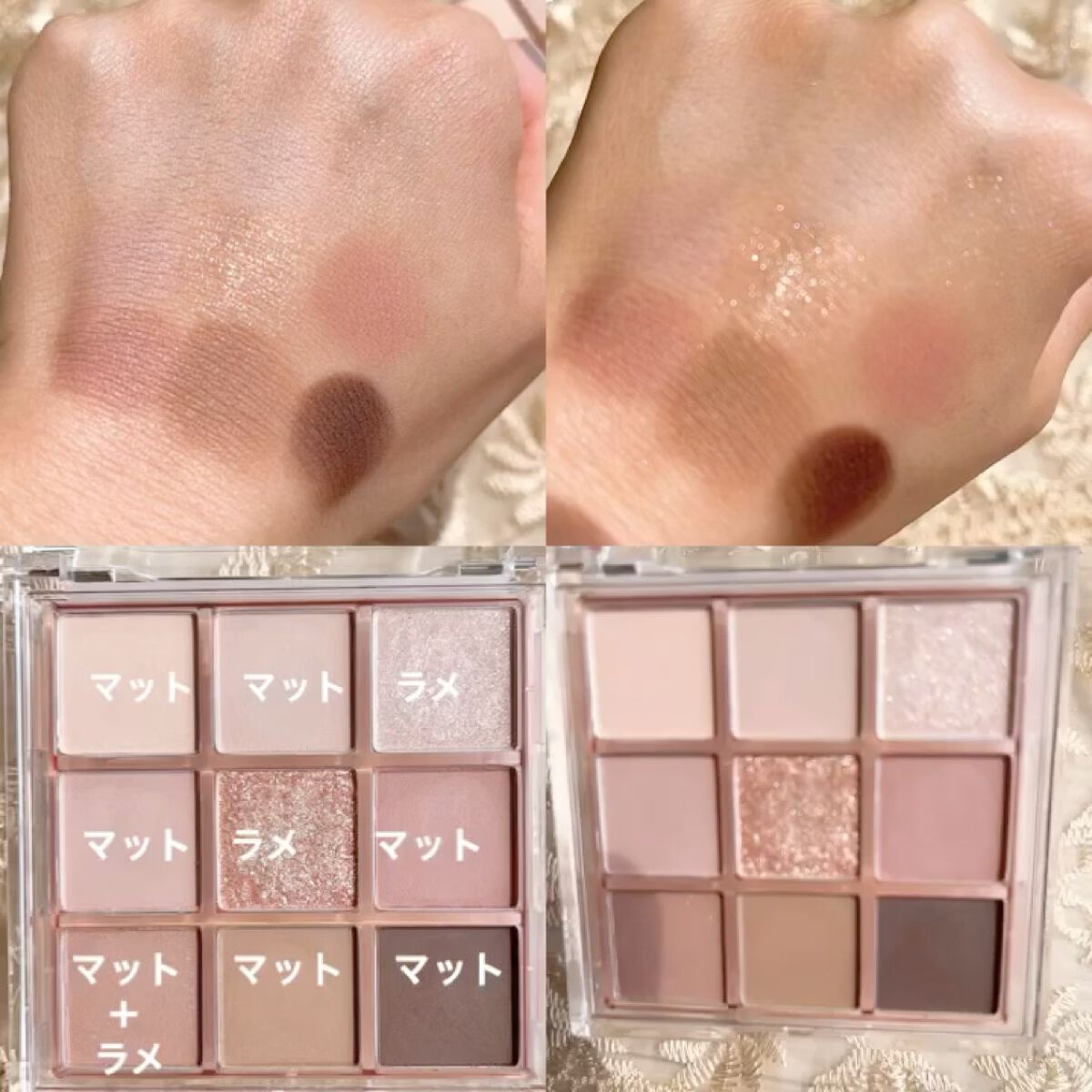 KEYBO FALL IN LOVE SHADOW PALETTE/keybo/アイシャドウパレットを使ったクチコミ（3枚目）