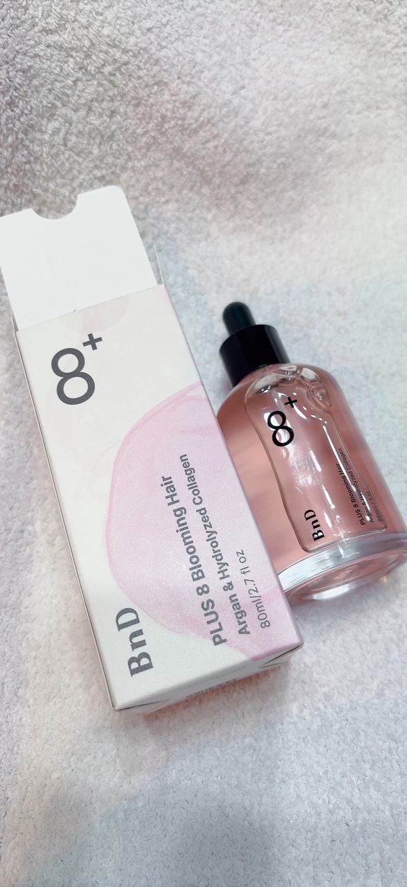 8+ブルーミングヘアオイル　ナチュラルフローラルの香り/BnD/ヘアオイルの動画クチコミ1つ目