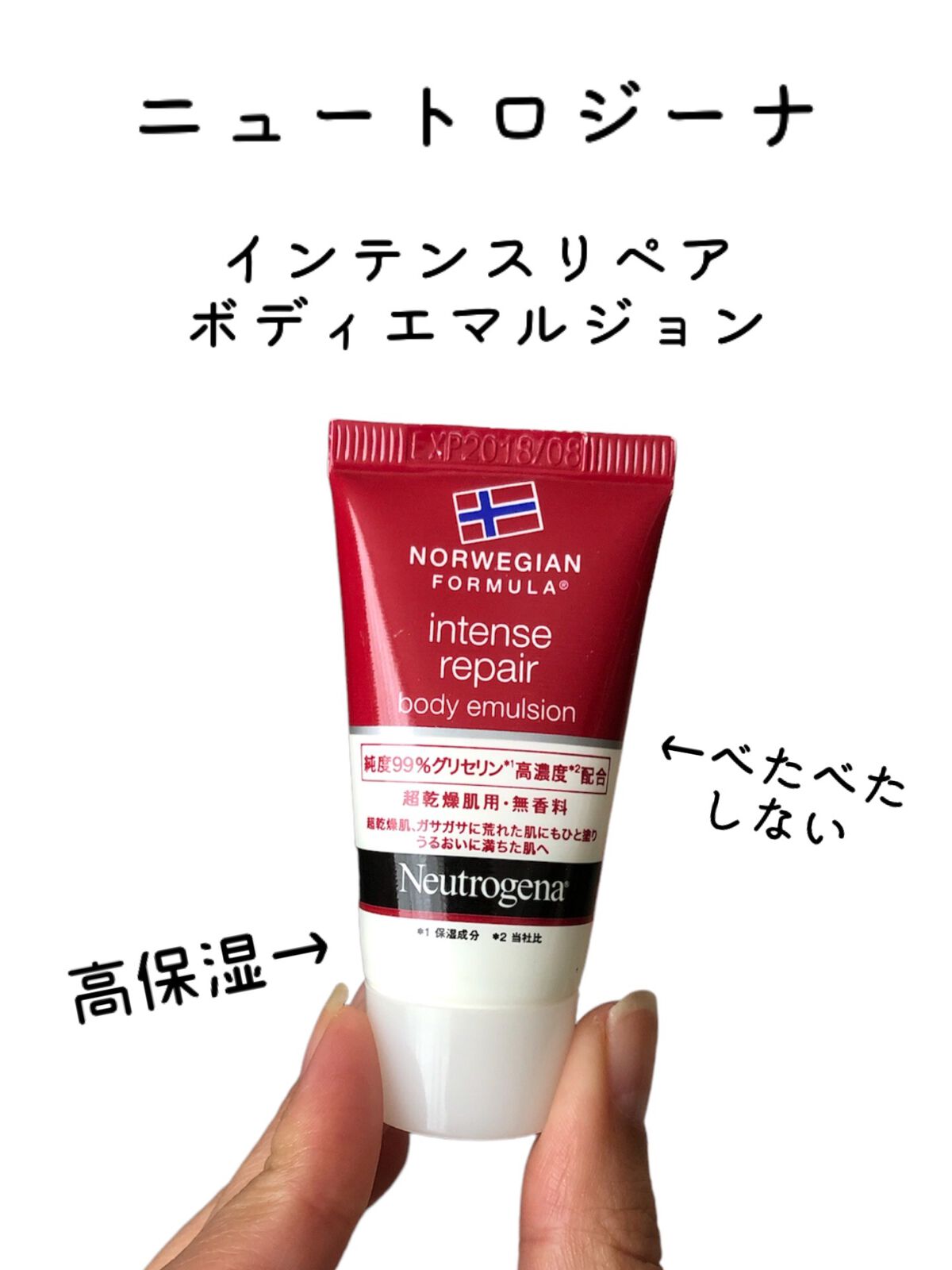 試してみた】ノルウェー フォーミュラ インテンスリペア ボディ エマルジョン／Neutrogena | LIPS