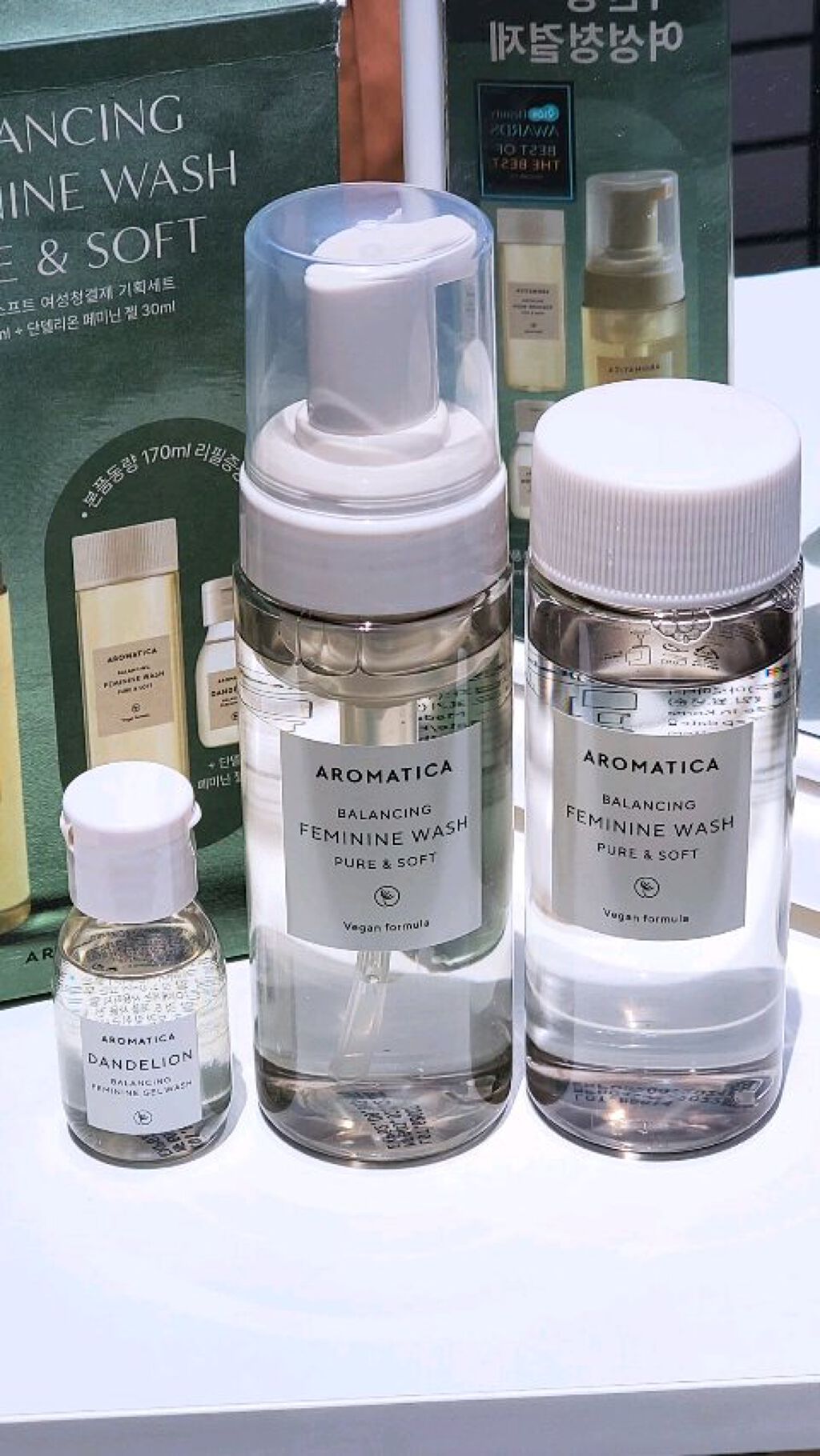 ピュア＆ソフトフェミニンウォッシュ /AROMATICA/デリケートゾーンケアを使ったクチコミ（1枚目）