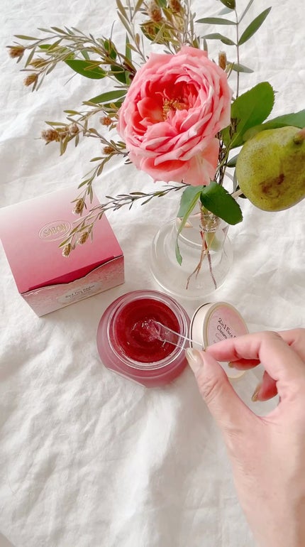 フェイスポリッシャー コンフォーティング・ローズ/SABON/スクラブ・ゴマージュの人気ショート動画