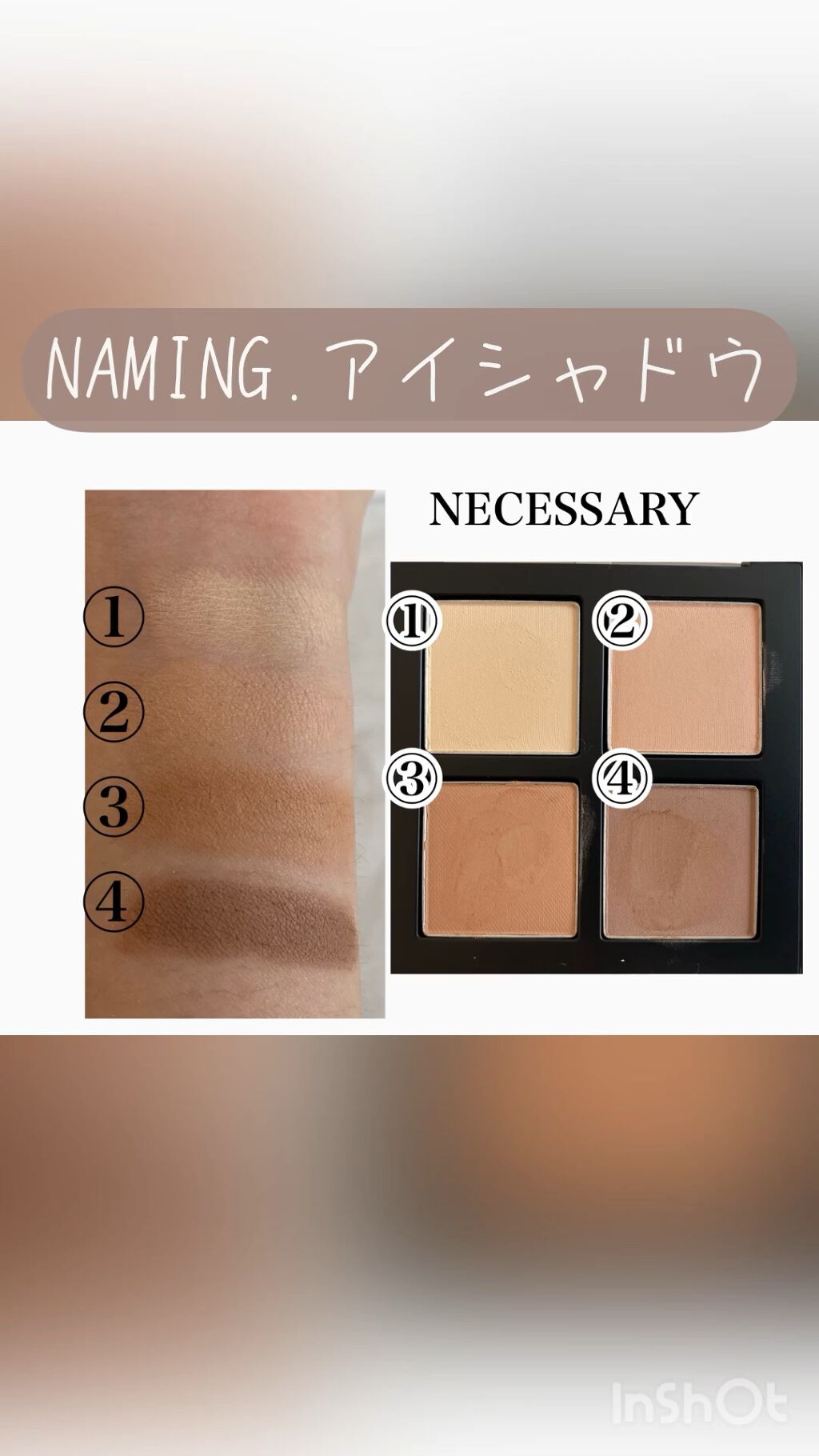 COLORFUL EYE PALETTE/NAMING./アイシャドウパレットを使ったクチコミ（1枚目）