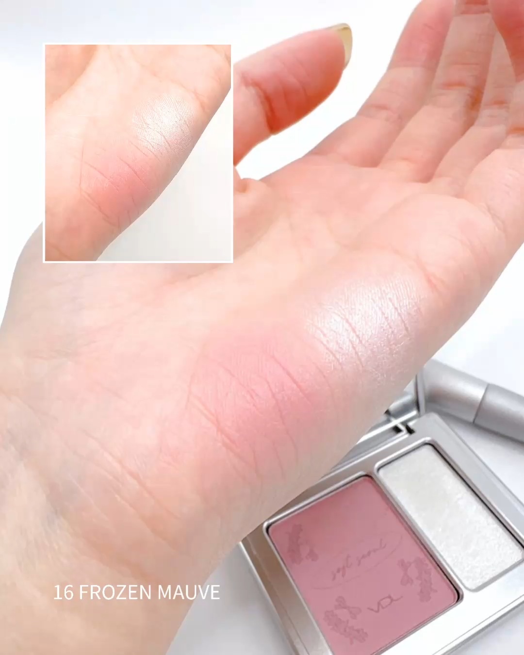 VDL チークステイン ブラッシャー＆ハイライター/VDL/パウダーチークを使ったクチコミ（2枚目）