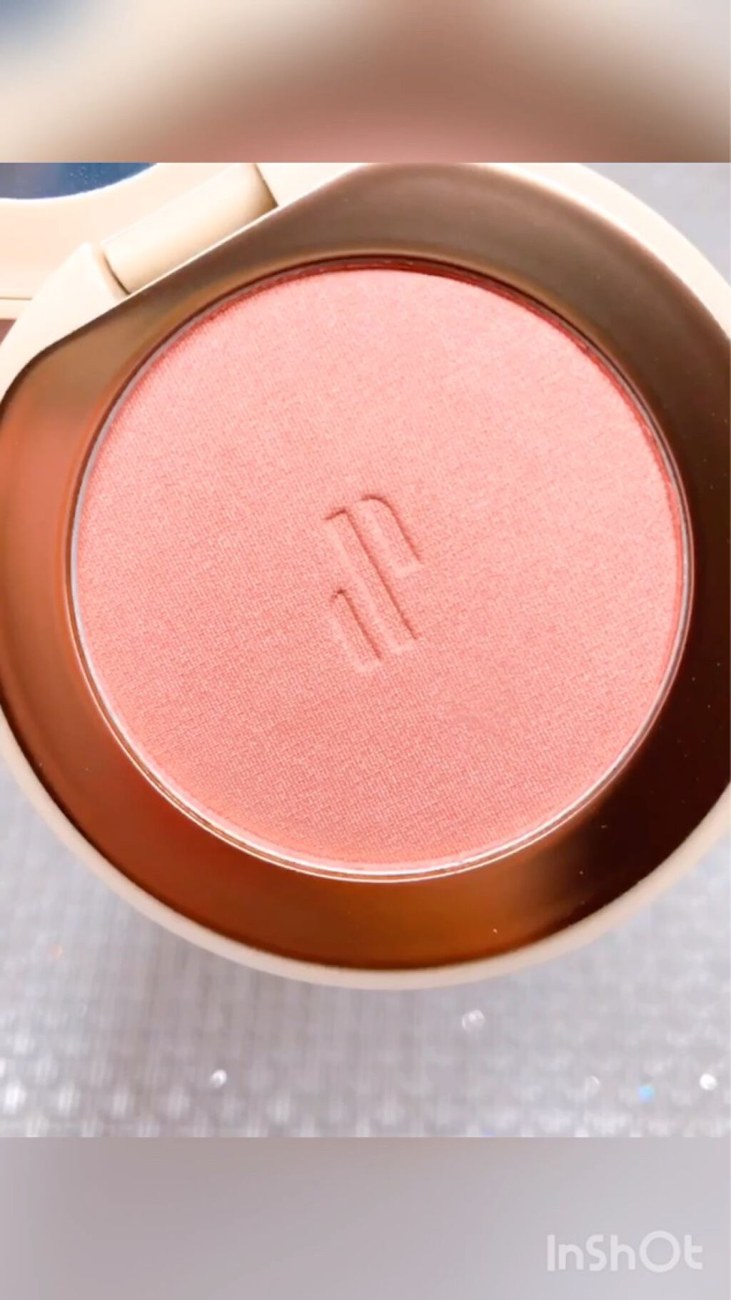 ドットオンムード グロウブラッシュ 01 Rose Plush/Heart Percent/パウダーチークを使ったクチコミ（1枚目）