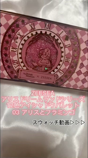 アリスドリームランドシリーズ 12色アイシャドウパレット（ZEESEA×大英博物館）/ZEESEA/パウダーアイシャドウの動画クチコミ5つ目