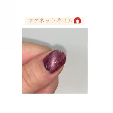 キャンドゥ マグアートネイルのクチコミ「\MAG Art Nail🧲/

◯使用コスメ◯
キャンドゥ　マグアートネイル
アメジスト

.....」（3枚目）