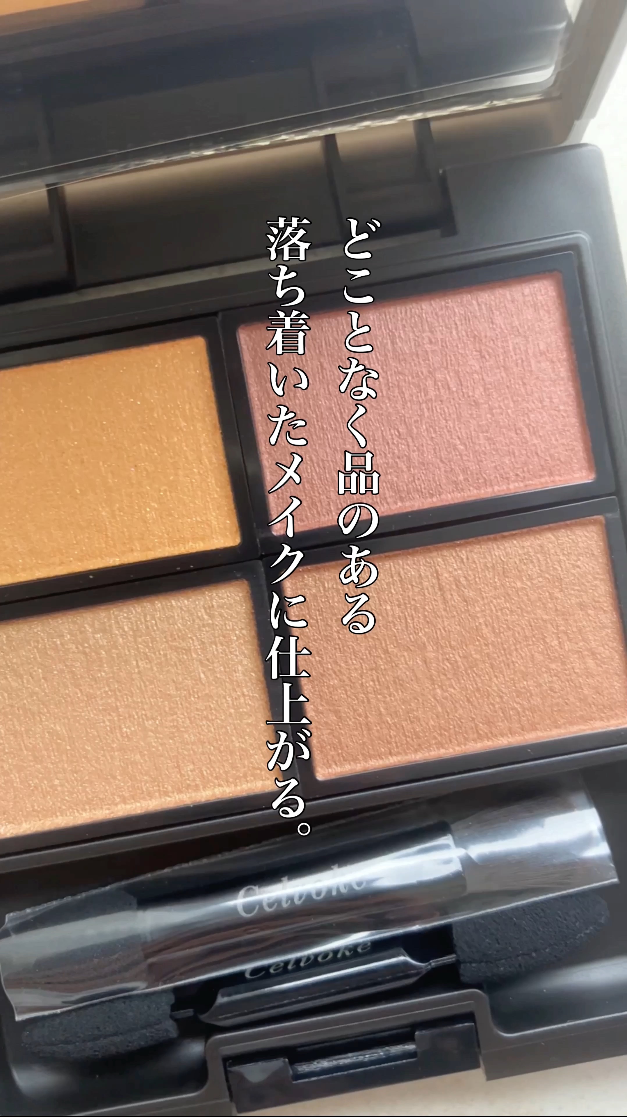 ヴォランタリーベイシス アイパレット/Celvoke/アイシャドウパレットの動画クチコミ1つ目