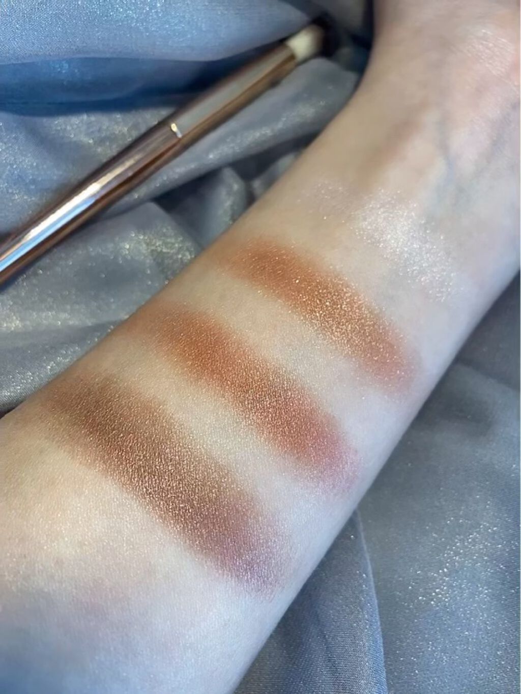 シルキースフレアイズ/キャンメイク/アイシャドウパレットを使ったクチコミ（3枚目）