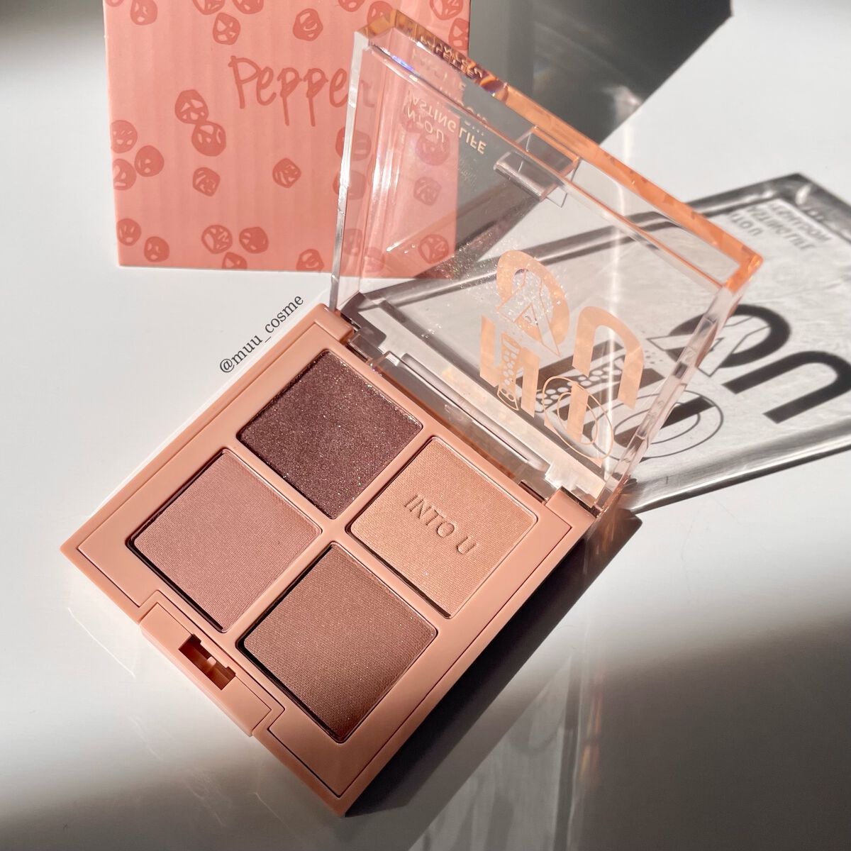 テイスティングライフアイシャドウパレット/INTO U/アイシャドウパレットの人気ショート動画