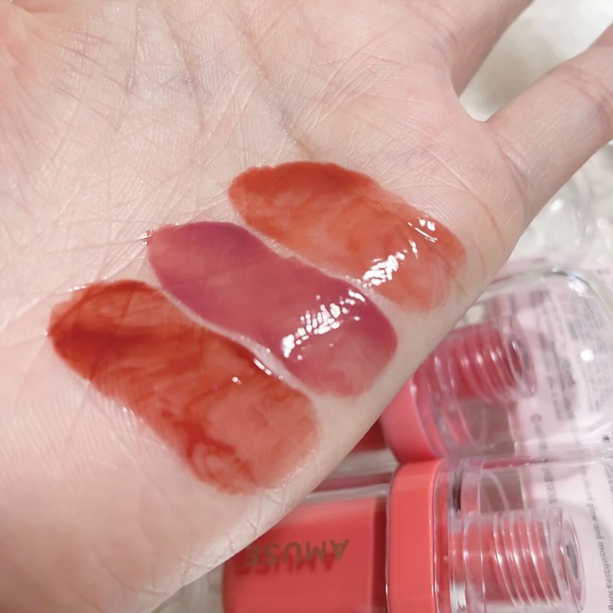 ジェルフィットティント/AMUSE/リップティントの動画クチコミ2つ目