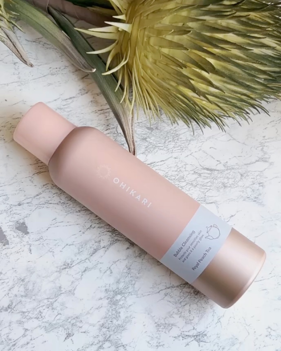 バブルクレンジング ロイヤルピーチティー/OHIKARI/クレンジングクリームを使ったクチコミ（3枚目）