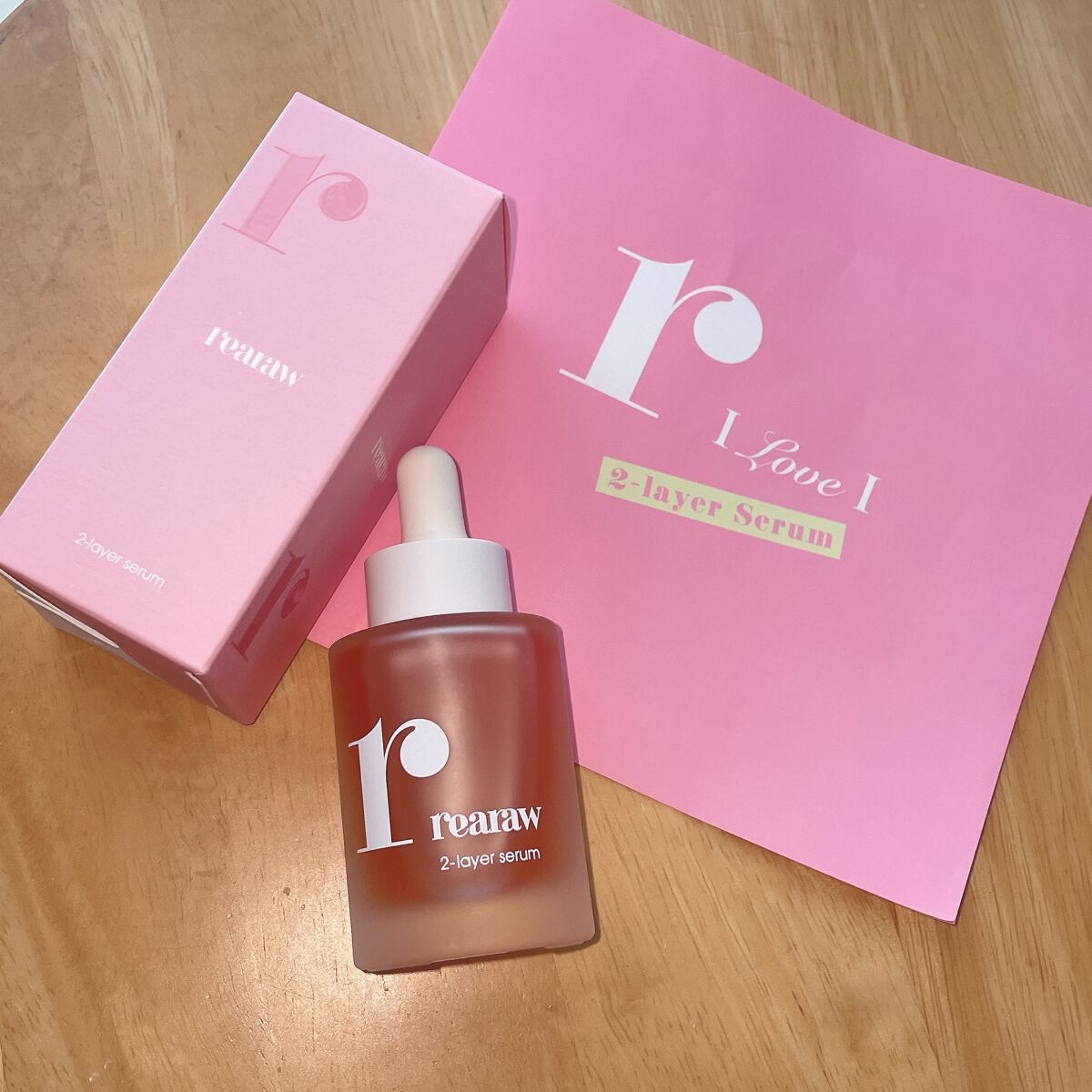 ツーレイヤーセラム/rearaw/美容液を使ったクチコミ（1枚目）