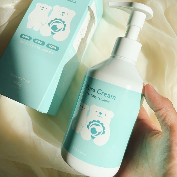 ピュア マテリエ ベビークリーム/pure materie/ボディクリームの動画クチコミ5つ目