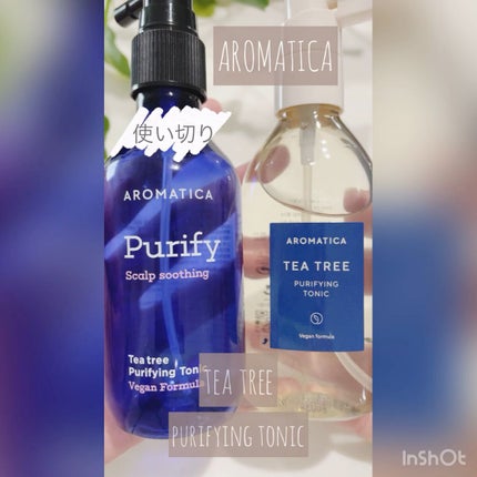 ティーツリーピュリファイングトニック/AROMATICA/頭皮ローションの人気ショート動画