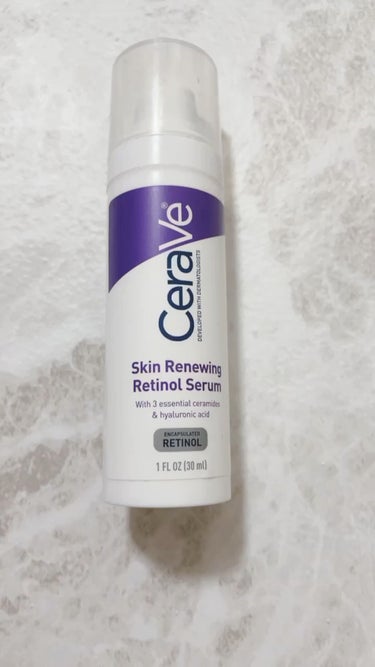 Skin Renewing Retinol Serum/CeraVe/その他スキンケアの動画クチコミ1つ目