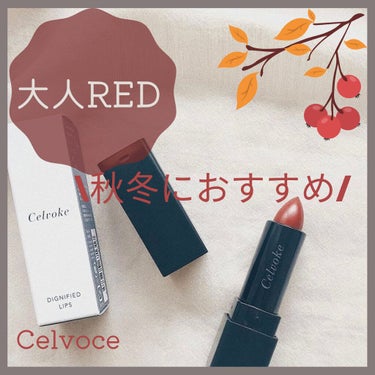 ディグニファイド リップス/Celvoke/口紅を使ったクチコミ（1枚目）