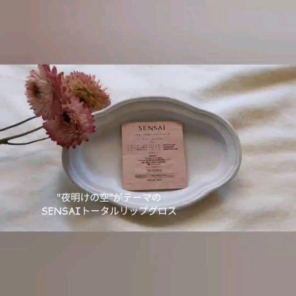 トータルリップグロス/SENSAI/リップグロスを使ったクチコミ（1枚目）