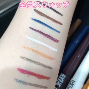 アクアレジスト カラーインク /MAKE UP FOR EVER/リキッドアイライナーの動画クチコミ3つ目