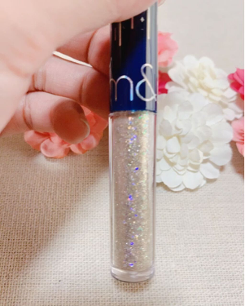 リキッド グリッター シャドウ/rom&nd/グリッターを使ったクチコミ（2枚目）