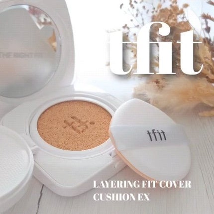 レイヤリングフィットカバークッションEX/TFIT/クッションファンデーションを使ったクチコミ(2枚目)