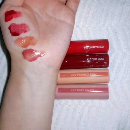 ジューシーラスティングティント/rom&nd/リップティントの人気ショート動画