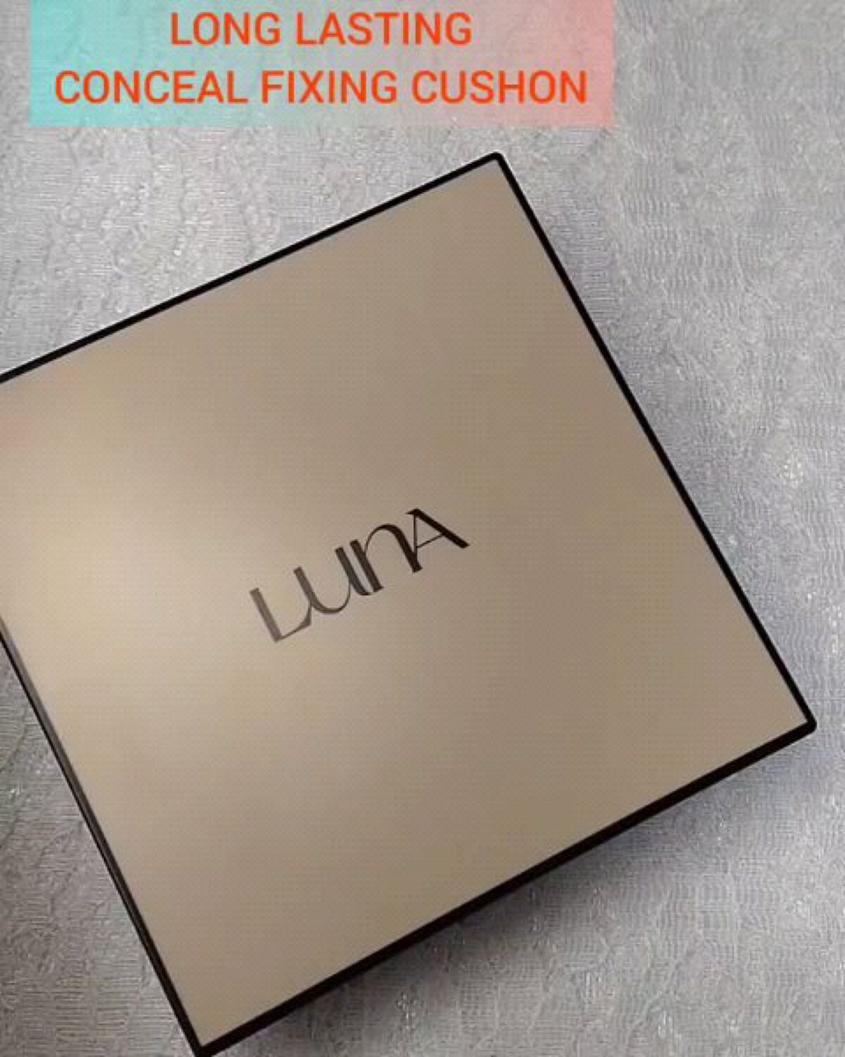 ロングラスティングコンシールウェアクッション/LUNA/クッションファンデーションの動画クチコミ1つ目