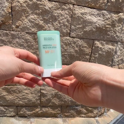 グリーンティー CICA マイルド サンスティック/ラウンドアラウンド/日焼け止めスティックを使ったクチコミ(3枚目)