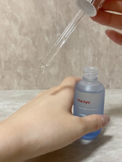 ロータスポアタイトニングセラム/manyo/美容液を使ったクチコミ(2枚目)