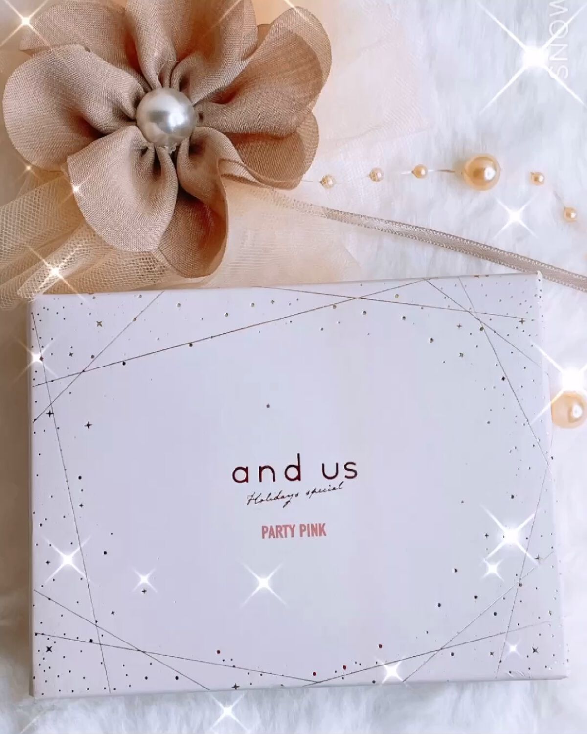 and us  ウィンターコフレパレット  winter night/and us/アイシャドウパレットを使ったクチコミ（1枚目）