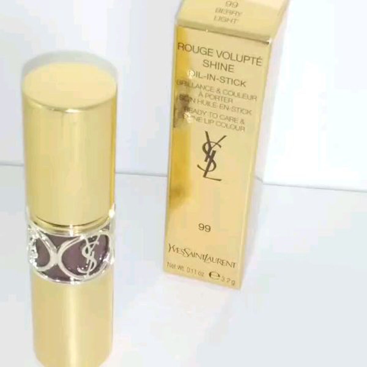 ルージュ ヴォリュプテ シャイン/YVES SAINT LAURENT BEAUTE/口紅を使ったクチコミ（1枚目）