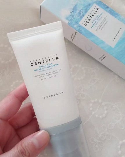 ヒアルーシカ ウォーターフィット サンセラム/SKIN1004/日焼け止めローションを使ったクチコミ(2枚目)